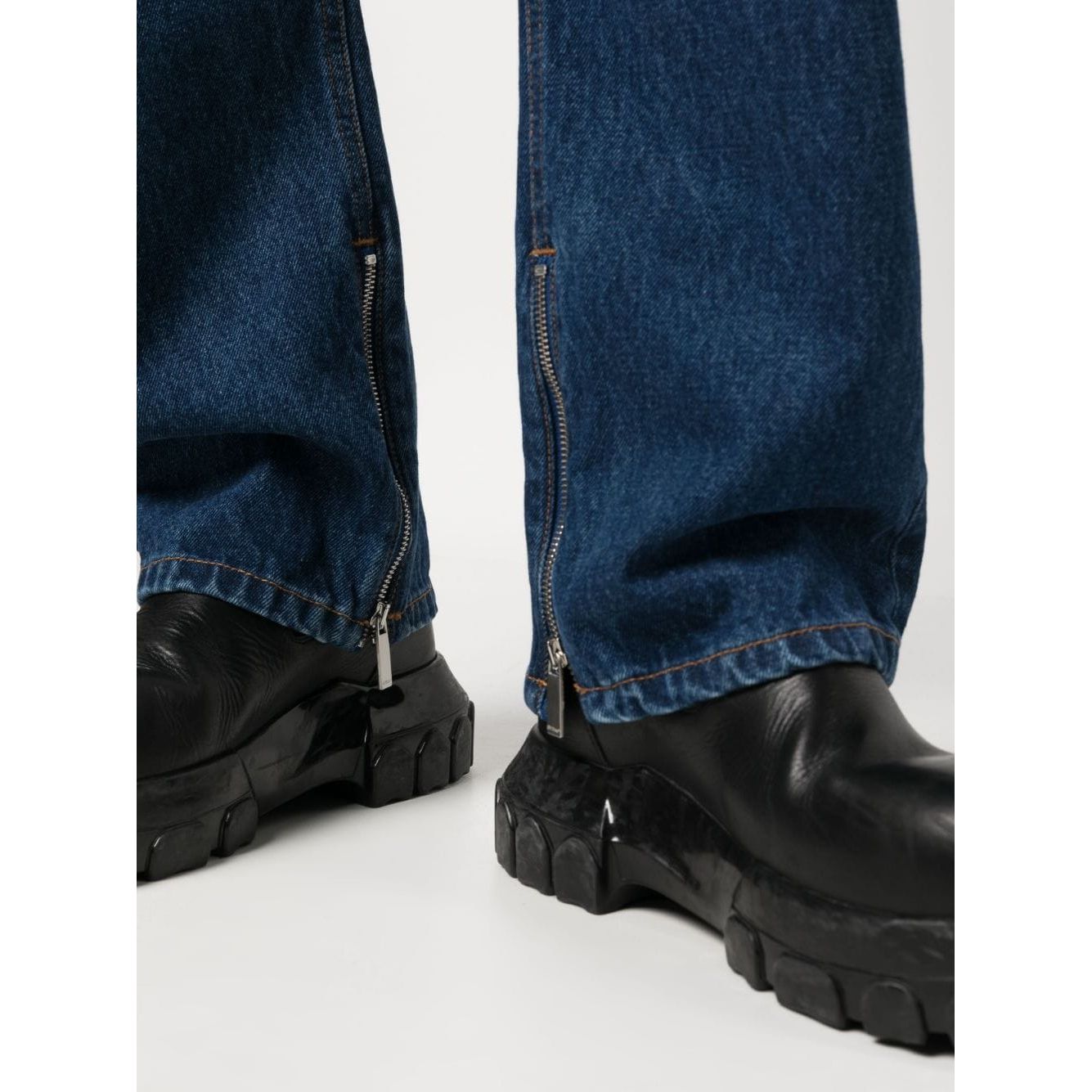 Off White High-waisted straight jeans