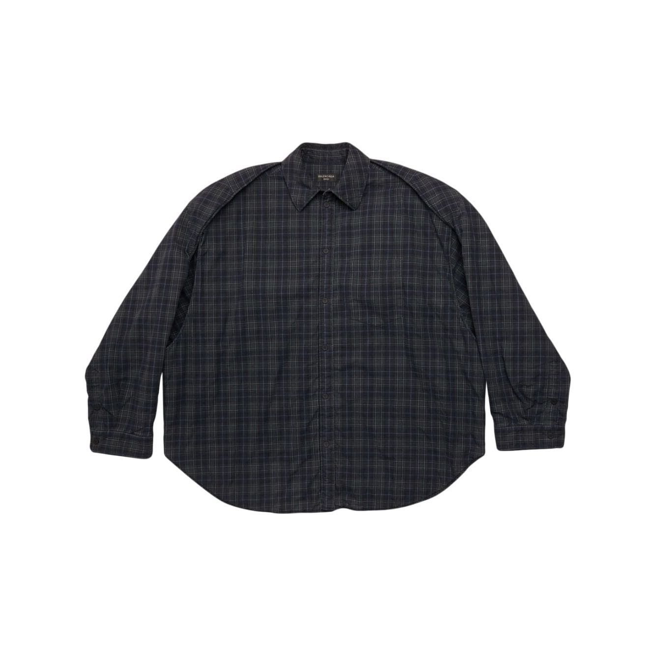 Balenciaga Checked pattern flannel shirt Shirts