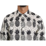 Dolce & Gabbana White Pineapple Cotton Top Shirt TSH4007-37