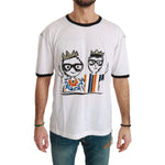 Dolce & Gabbana White Men Print #dgfamily Cotton T-shirt TSH4511-44