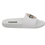 Dolce & Gabbana White Leather #dgfamily Slides Shoes Sandals LA6250-35