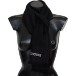 Missoni Black 100% Wool Unisex Neck Wrap Scarf