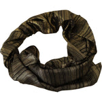 Dolce & Gabbana Metallic Gold Silk Stretch Shawl Wrap Scarf