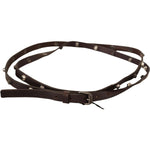 Costume National Brown Leather Silver Tone Buckle Belt BEL61016 -85