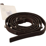 Costume National Brown Leather Silver Tone Buckle Belt BEL61016 -85