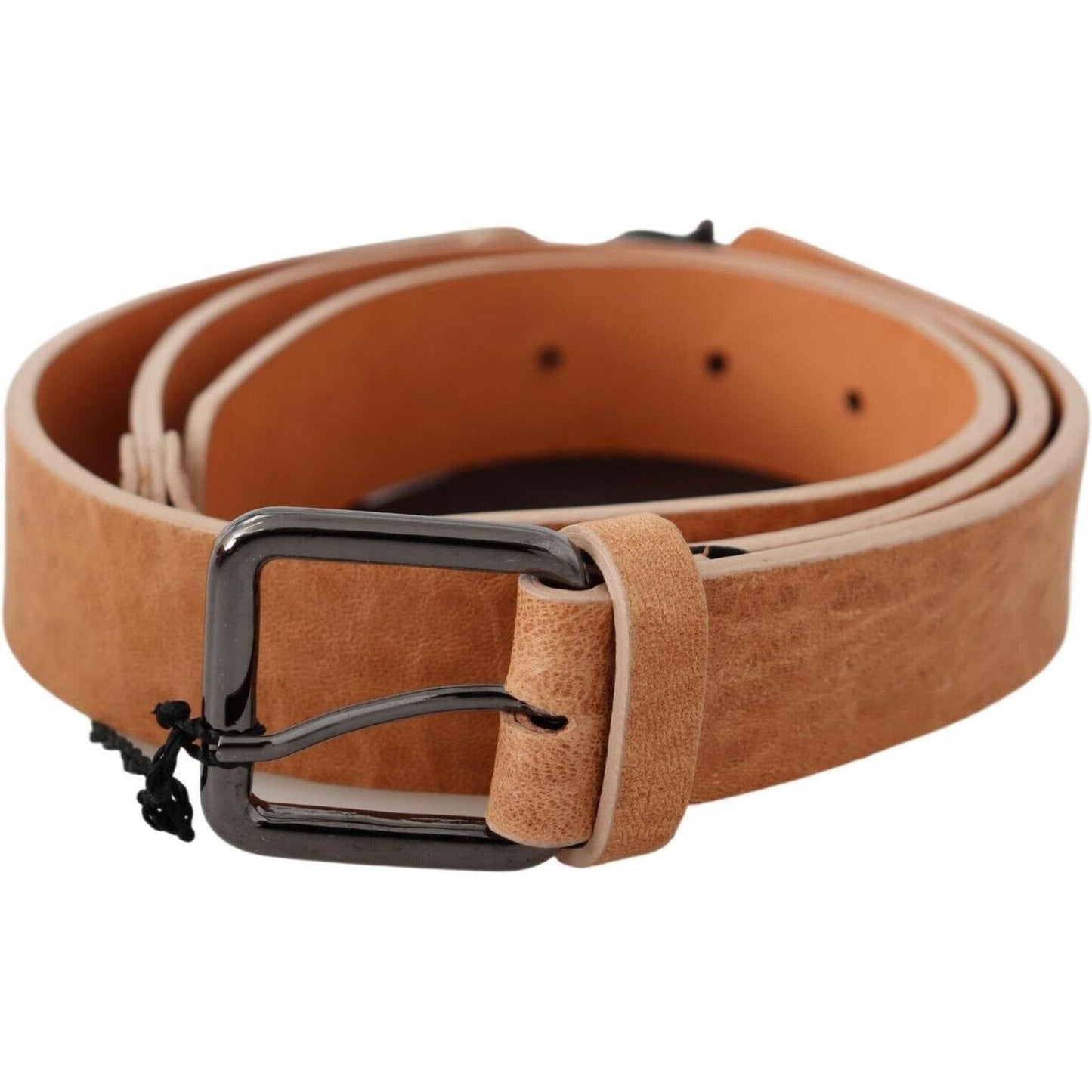 Costume National Light Brown Genuine Leather Belt BEL60989- 100