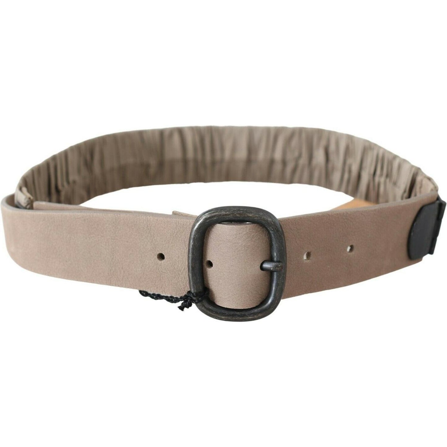 GF Ferre Brown Solid Leather Waist Metal Buckle Belt BEL61013- 70