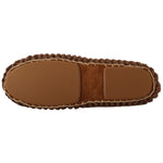 Dolce & Gabbana Brown Slip On Ballerina Flats Wool Knit Shoes LA9675 - 40