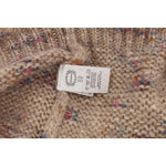 PINK MEMORIES Beige Wool Blend Knitted Oversize Sweater SIG30261-1