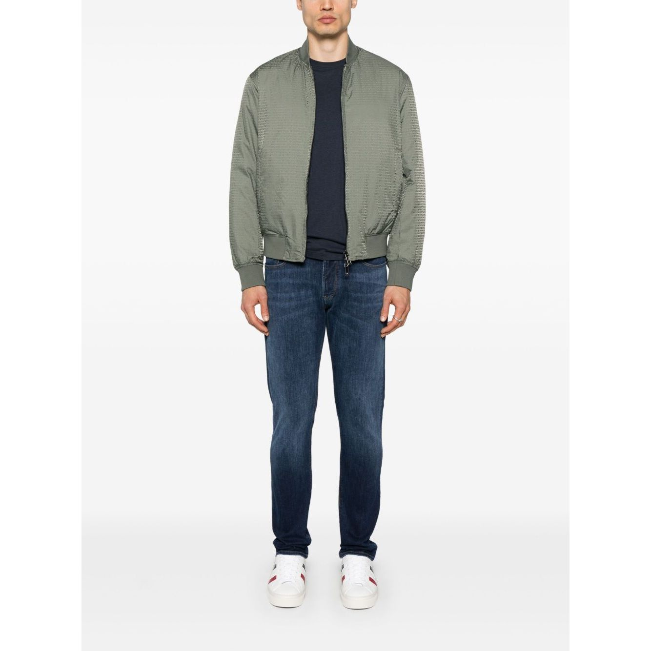 Emporio Armani bomber jacket with logo Jackets