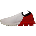 Dolce & Gabbana White Red Sorrento Sandals Sneakers MV4540- 39