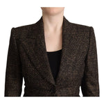 Dolce & Gabbana Dark Brown Wool Single Breasted 2 Pc Jacket Pants KOS1934 - 40