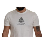 Dolce & Gabbana White Logo Cotton Amor Magister T-shirt TSH8180- 46