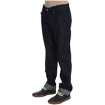 Acht Blue Cotton Regular Straight Fit Jeans Jeans & Pants