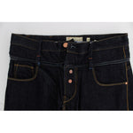 Acht Blue Cotton Regular Straight Fit Jeans Jeans & Pants