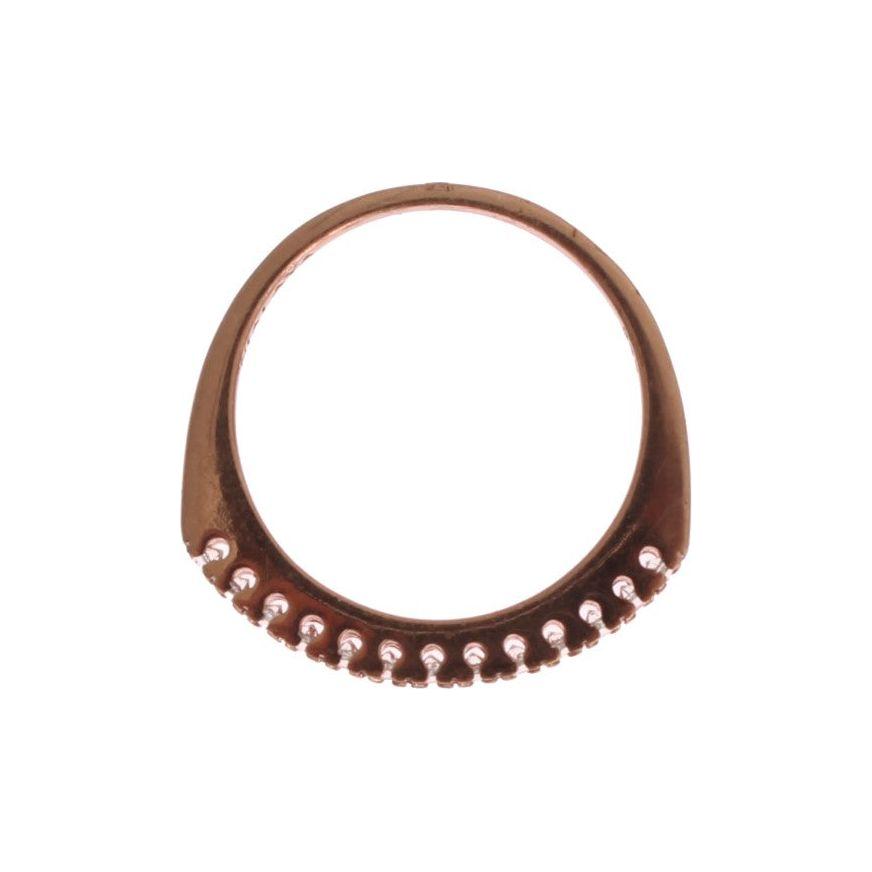 Nialaya Red Gold 925 Silver Ring Ring