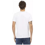 Trussardi Action White Cotton Men T-Shirt TR-22869-XXL