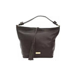 Pompei Donatella Brown Leather Women Shoulder Bag PO-5804