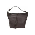 Pompei Donatella Brown Leather Women Shoulder Bag PO-5804
