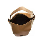 Pompei Donatella Brown Leather Women Shoulder Bag PO-5832