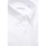 Robert Friedman White Cotton Men Shirt RO-20469-M