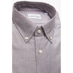 Robert Friedman Beige Cotton Men's Shirt RO-20453-M