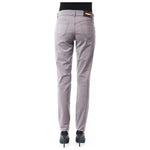 BYBLOS Gray Cotton Women Pant BYBLOS Dark Gray