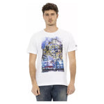 Trussardi Action White Cotton Men T-Shirt TR-22776-S