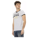 Trussardi Action White Cotton Men T-Shirt TR-22771-XL