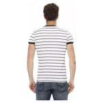Trussardi Action White Cotton Men T-Shirt TR-22771-XL