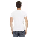 Trussardi Action White Cotton Men T-Shirt TR-22746-XXL