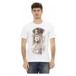 Trussardi Action White Cotton Men T-Shirt TR-22688-M