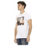 Trussardi Action White Cotton Men T-Shirt TR-22683-XL
