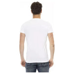 Trussardi Action White Cotton Men T-Shirt TR-22683-XL