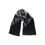 Cavalli Class Gray Wool Men Scarf Scarves