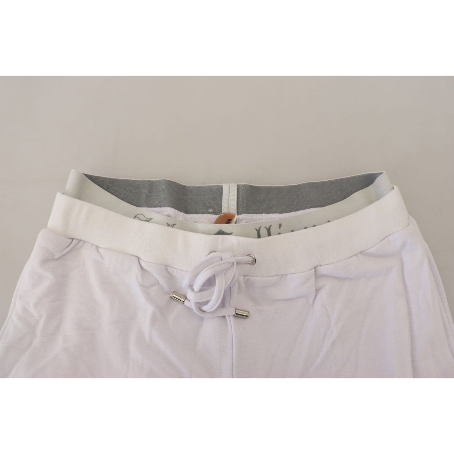 John Galliano White Cotton Logo Mens Jogger Pants PAN74149#2 - 46