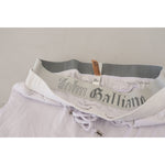 John Galliano White Cotton Logo Mens Jogger Pants PAN74149#2 - 46