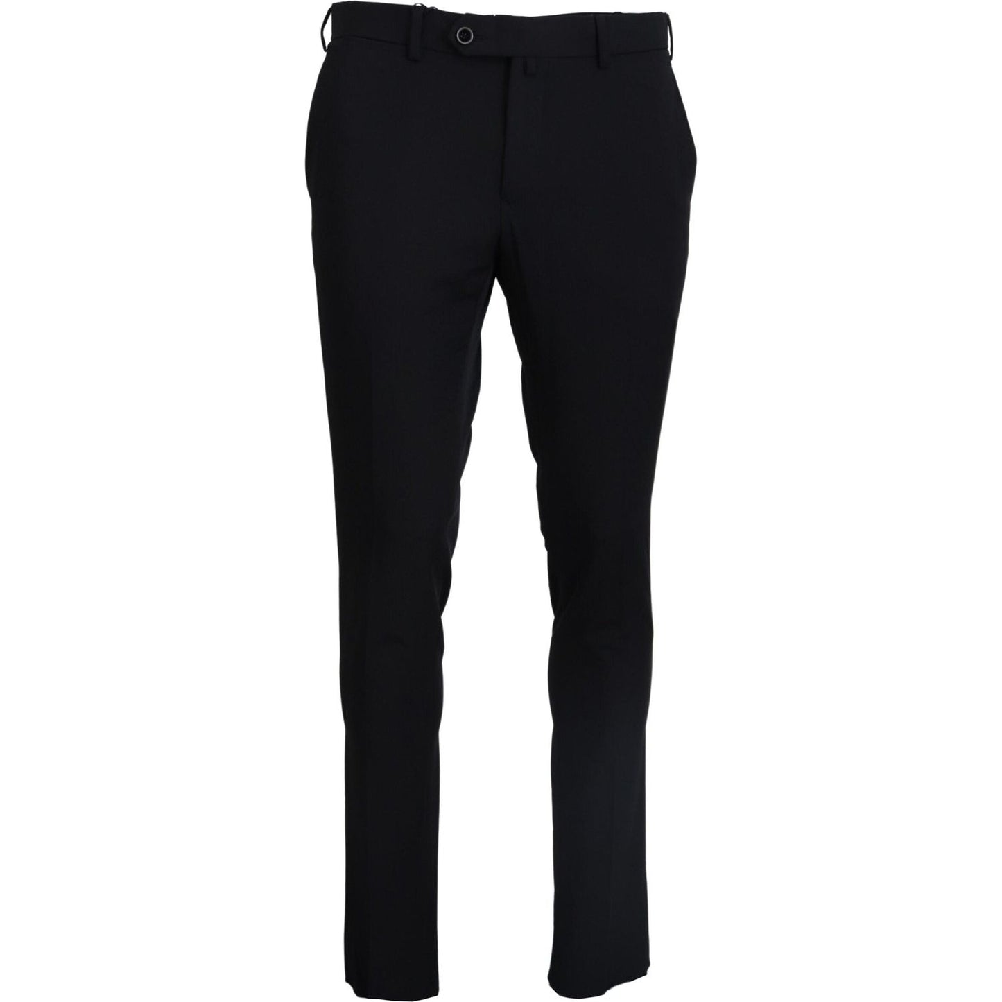 Domenico Tagliente Black Tapered Dress Formal Pants