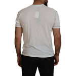 Dolce & Gabbana White Printed Short Sleeves Men T-shirt TSH83620 - 44