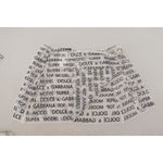 Dolce & Gabbana White Logo See Through A-line Mini Skirt SKI1902 - 40