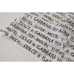Dolce & Gabbana White Logo See Through A-line Mini Skirt SKI1902 - 40