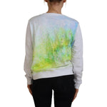 Versace Jeans White Graphic Print Long Sleeves Sweater TSH83834- 38