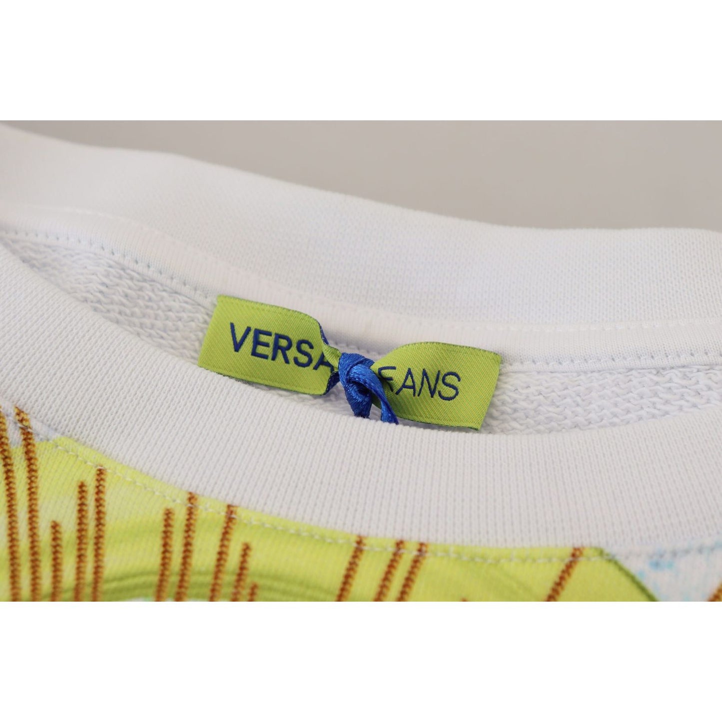 Versace Jeans White Graphic Print Long Sleeves Sweater TSH83834- 38