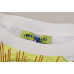 Versace Jeans White Graphic Print Long Sleeves Sweater TSH83834- 38