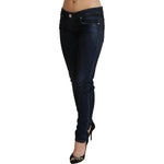 Acht Blue Low Waist Slim Fit Women Denim Jeans