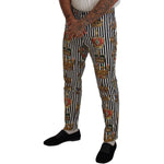 Dolce & Gabbana White Cotton Stretch Crown Trouser Pants PAN74755-44