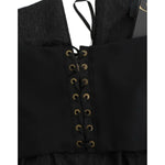 Cavalli Gray strapless dress
