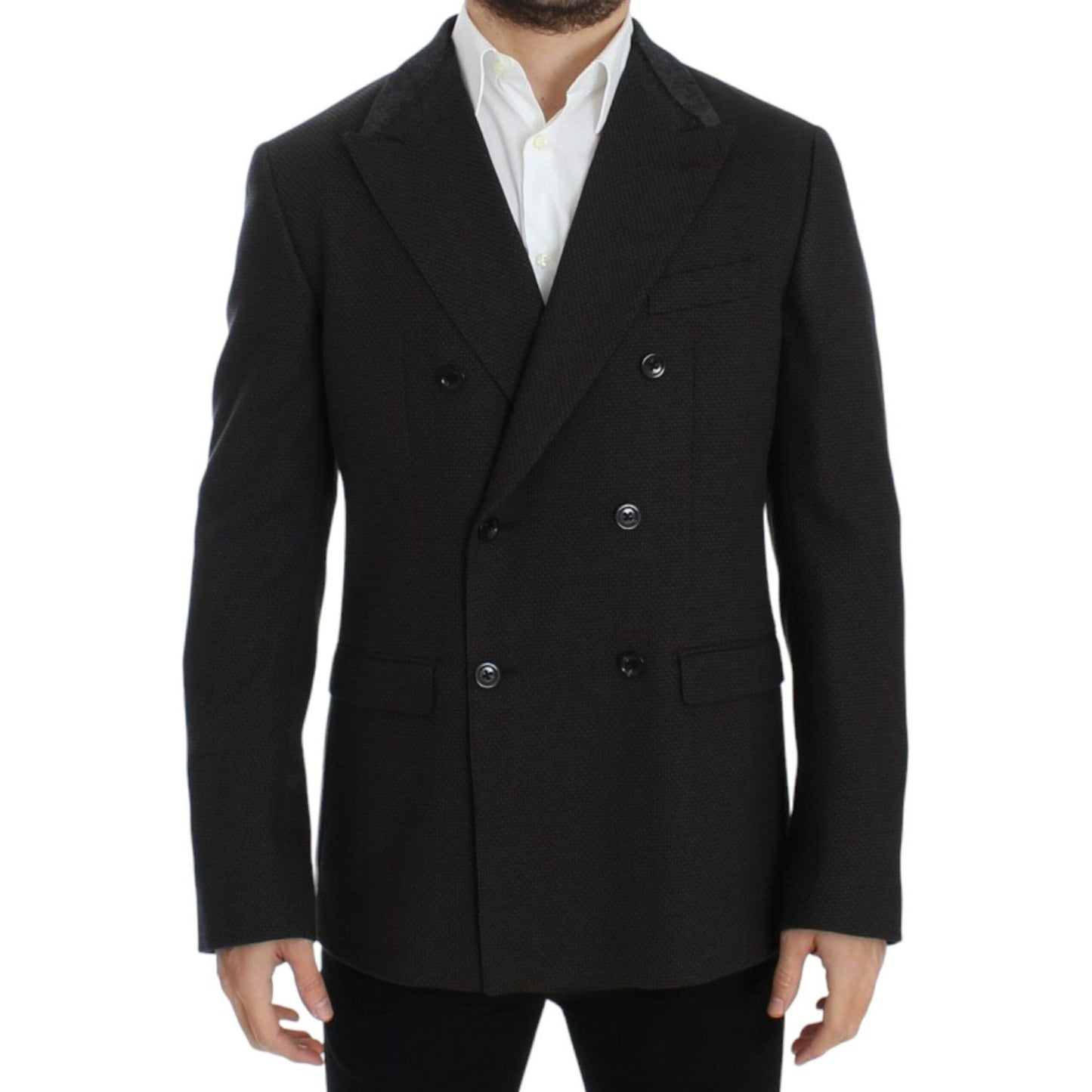 Dolce & Gabbana Brown wool slim fit blazer SIG12226-1
