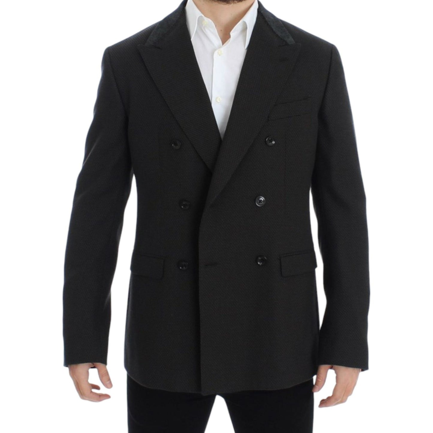 Dolce & Gabbana Brown wool slim fit blazer SIG12226-1