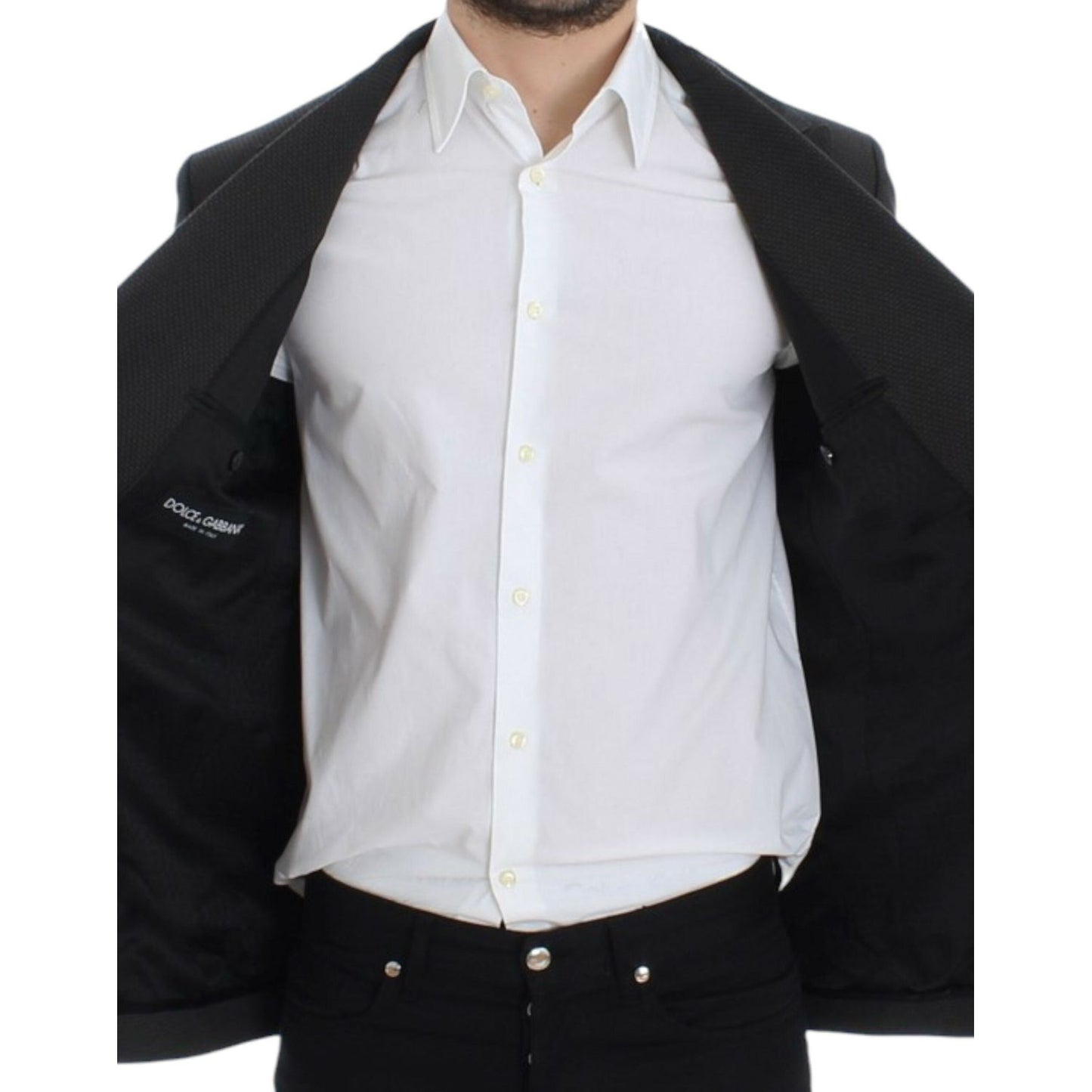 Dolce & Gabbana Brown wool slim fit blazer SIG12226-1